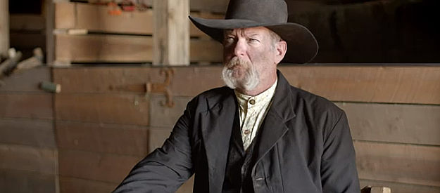 Bill Foster as Virgil Earp, recalling his time as a lawman in Tombstone in 30 Seconds in Hell (2021)