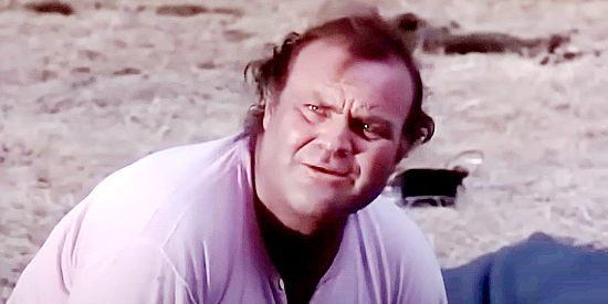 Dan Blocker as John Killibrew, tackling a challenging task in Something for a Lonely Man (1968)
