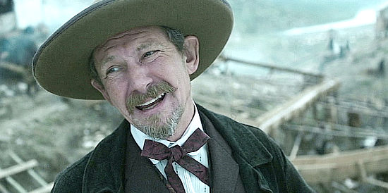 Ian Hart as Soapy Smith, a man always looking to make a buck off someone's misfortune in Klondike (2014)