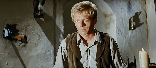 Jorg Marquardt as Jace Mercier, the young man who gets to know his father in Thunder at the Border (1966)