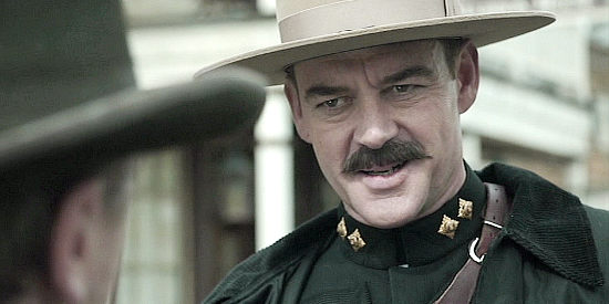 Marton Csokas as the Mountie superintendent caught in an ethical dilemma in Klondike (2014)