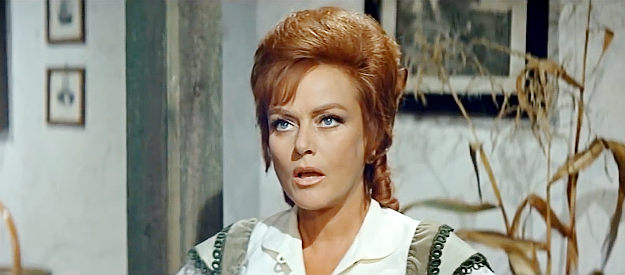Nadi Gray as Michele Mercier, a former love Old Firehand is reunited with in Thunder at the Border (1966)