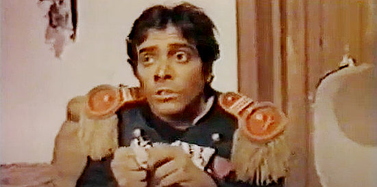 Oreste Lionello as Mambo, decked out in his revolutionary garb in In the Name of the Father (1969)