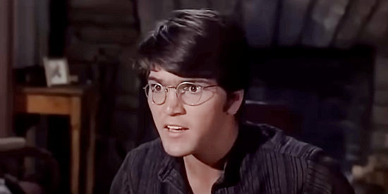 Paul Peterson as Peter Duren, Mary's youngest brother in Something for a Lonely Man (1968)