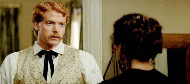 Sean Pratt as Dr. Hunter McGuire, sharing news of Jackson's prognosis with his wife in Gods and Generals (2003)