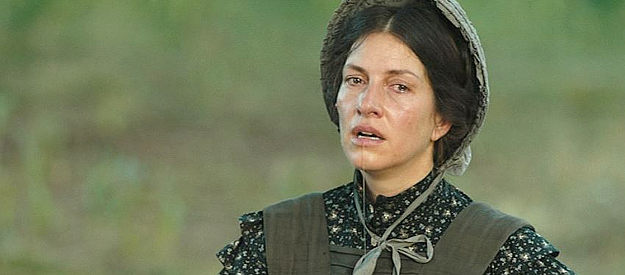 Dawn Olivieri as Claire Dutton, James Dutton's widowed sister who heads West with the rest of his family in 1883 (2021-22)