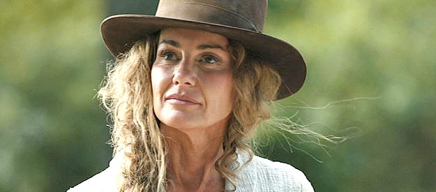 Faith Hill as Margaret Dutton, wife of James, helping the family make a difficult trip West in 1883 (2021-22)