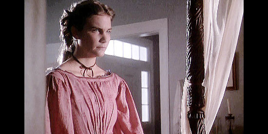 Karey Green as Little Sweet, Georgia's daughter, caught firing at a Union captain in True Women (1997)