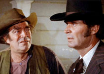 Jack Elam as Jug May and James Garner as Latigo in Support Your Local Gunfighter (1971)