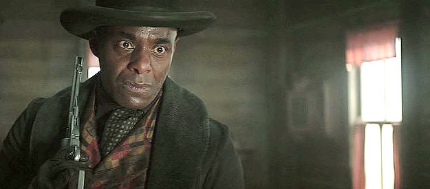 Paterson Joseph as Thompson, growing more desperate to acquire the land he wants in That Dirty Black Bag (2022)