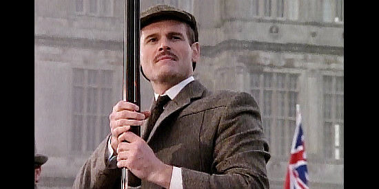Peter Birch as Lord Windhouvern, the English marksman pitted against Annie Oakley in Buffalo Girls (1995)