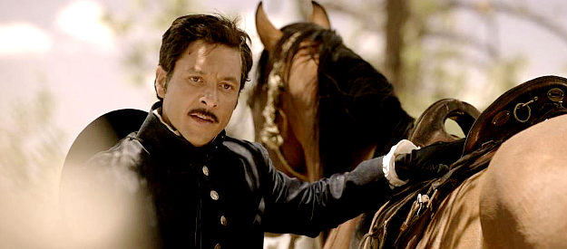 Raul Mendez as Juan Seguin, a subordinate officer who supports Sam Houston in Texas Rising (2015)