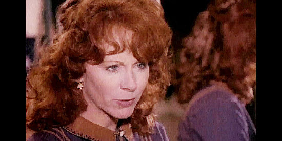 Reba McEntire as Annie Oakley, pledging to do her best to win a bet for Calamity in Buffalo Girls (1995)