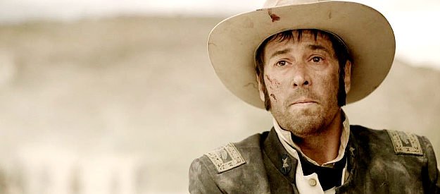 Rob Morrow as Col. James Fannin, surrendering to Mexican Gen. Urrea in Texas Rising (2015)