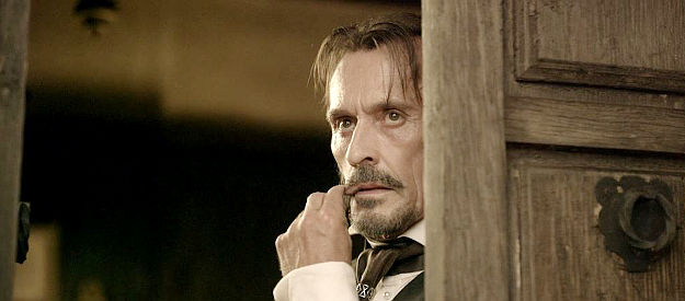 Robert Knepper as Empresario Buckley, the corrupt businessman who winds up with Emily West as his indentured servant in Texas Rising (2015)