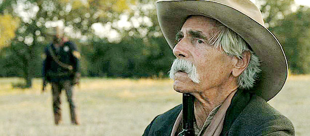 Sam Elliott as Shea Brennan, considering taking his own life after the death of his wife and child in 1883 (2021-22)