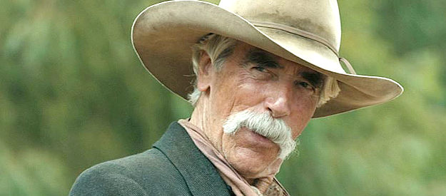 Sam Elliott as Shea Brennan, hired to guide a group of German immigrants to Oregon in 1883 (2021-22)