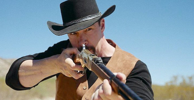 Alexander Nevsky as Ivan Turchin, a man with a troubled past in Gunfight at Rio Bravo (2023)