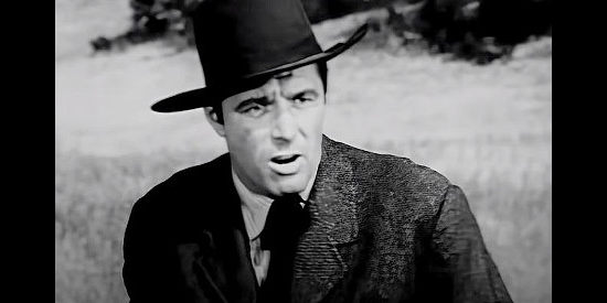 James Craig as Tobias Simms, aka The El Paso Kid, a man who just can't stop stealing in The Man from Texas (1948)