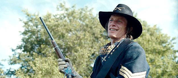 James Landry Hebert as Sgt. Richter, the man who tries to foil Montford Johnson's every effort to succeed in Montford, The Chickasaw Rancher (2021)