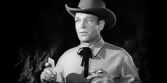 James Millican as Capt. Tom Harvey, trying to find gold stolen from the government in Rimfire (1948)