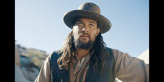 Jason Mamoa as Big Jim, offering his opinion on what happened to Willie Boy in The Last Manhunt (2022)
