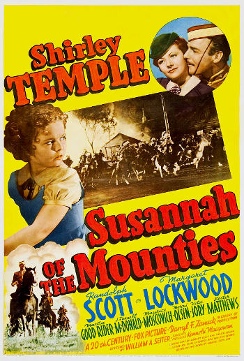 Susannah of he Mounties (1939) poster