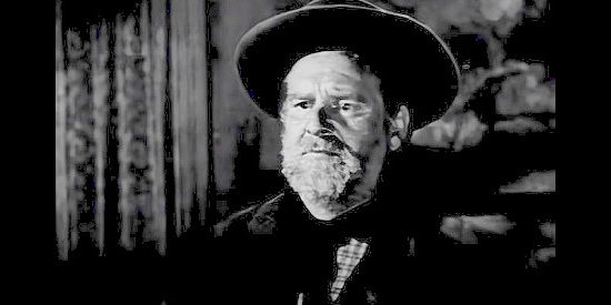 Wallace Ford as Jed, one of Tobias's loyal gang member, fearing the worst in The Man from Texas (1948)