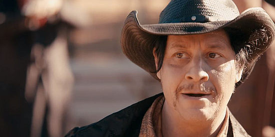 Chris Spinelli as Capt. Harrison, the man who arrests Nico Raines in American Western (2022)
