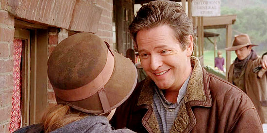 Dale Midkiff as Clark Davis, arriving for a reunion with daughter Missie after several years in Love's Abiding Joy (2006)
