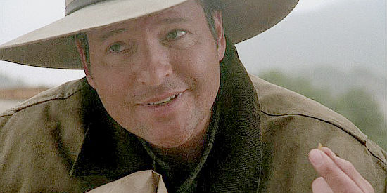 Dale Midkiff as Clark Davis, realizing Marty might have turned a corner as a frontier wife in Love Comes Softly (2003)