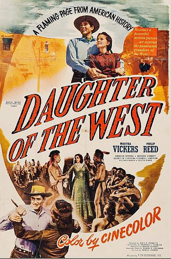 Daughter of the West (1949) poster