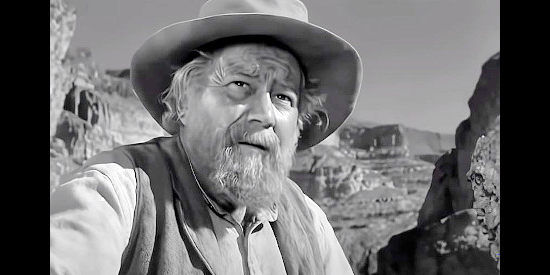 Edgar Buchanan as Wiser, Jacob Walz's partner in the search for gold, until the Lost Dutchman Mine is located in Lust for Gold (1949)