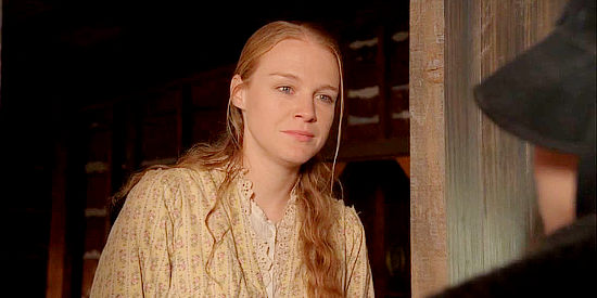 Erin Cottrell as Missie LaHaye, mourning the loss of her infant daughter in Love's Abiding Joy (2006)