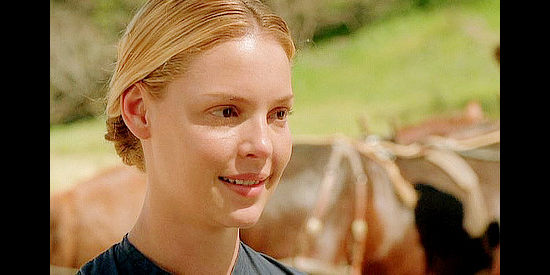 Katherine Heigl as Marty Davis, trying to hold her family together after her husband is badly injured in Love's Enduring Promise (2004)