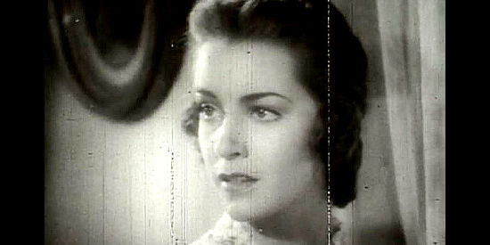 Marsha Hunt as Amy Morgan, the young woman Bob Tate hopes to marry in Thunder Trail (1937)
