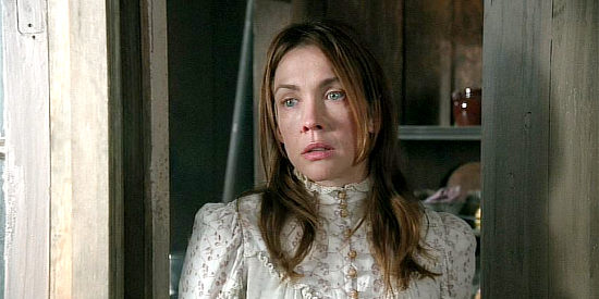 Bonnie Root as Mrs. Pine, a woman who's husband and daughter come down with cholera in Love Takes Wing (2009)