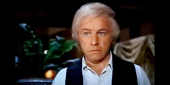 Henry Gibson as Clifford Stool, the nephew who proves not very helpful in bringing outlaws to justice in Evil Roy Slade (1972)