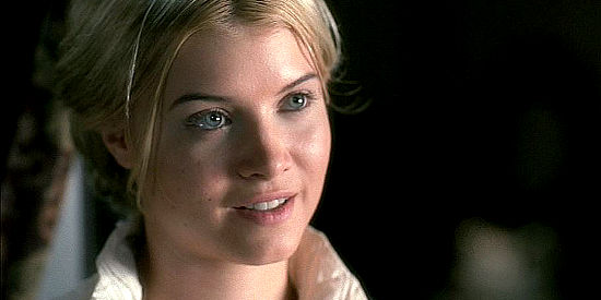 Sarah Jones as Dr. Belinda SImpson, a widow who arrives in Missouri having lost her faith in God in Love Takes Wing (2009)