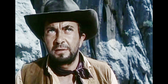 Wolfgang Kieling as Punch, the jovial outlaw who joins Don McDow on his journey in Duel at Sundown (1965)