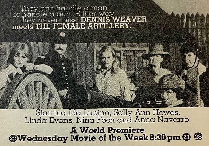 Female Artillery (1973) TV movie ad