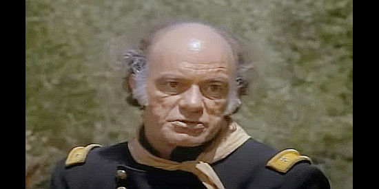 Hank Kendrick as the Union general, rebuking the 304th New York for not continuing its advance in The Red Badge of Courage (1974)