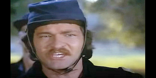John Cox as the lieutenant of the 304th New York, Henry's regiment, in The Red Badge of Courage (1974)