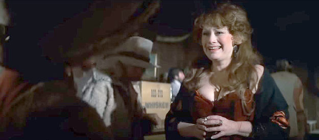 Joyce Jameson as saloon girl Rose of Santa Rio, introducing herself to Grandma Turner in The Outlaw Josey Wales (1976)