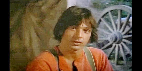 Michael Brandon as Private Jim Conklin, wondering what battle will be like in The Red Badge of Courage (1974)