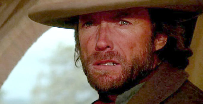 Clint Eastwood as the vengeance seeking Josey Wales in The Outlaw Josey Wales (1976)