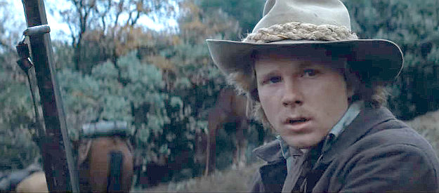 Sam Bottoms as Jamie, the young guerilla who rides off with Josey Wales in The Outlaw Josey Wales (1976)