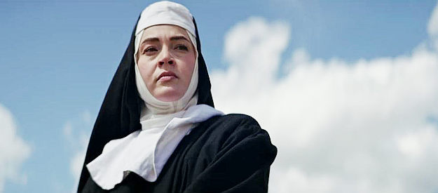 Tiffany Cornwell as Hildegard, a nun on a mission to reach a remote North Dakota church in Sanctified (2022)