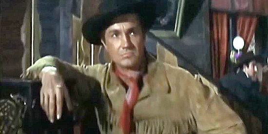 Giacomo Rossi-Stuart as Sheriff Gary Smith, on the trail of missing loot, a bandit and a pretty lady in The Magnificent Brutes of the West (1964)
