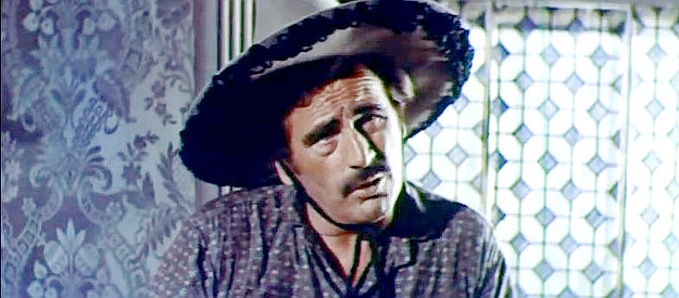 Luis Induni as Fedra's trouble-making brother, attempting to blackmail her again in I Do Not Forgive ... I Kill! (1968)